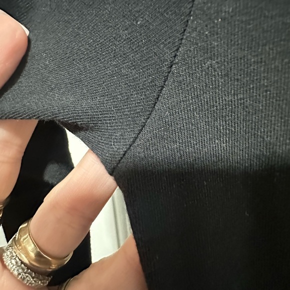 James Perse V-Neck Bodycon Dress Black Size 2 Size Small - Picture 3 of 6